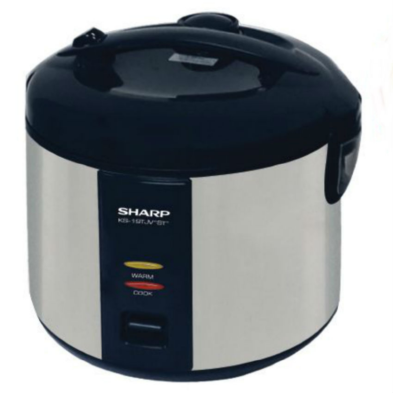 Top 5 nồi cơm điện sharp được yêu thích nhất hiện nay 2 Nồi cơm điện nắp gài Sharp KS-19TJV (ST)