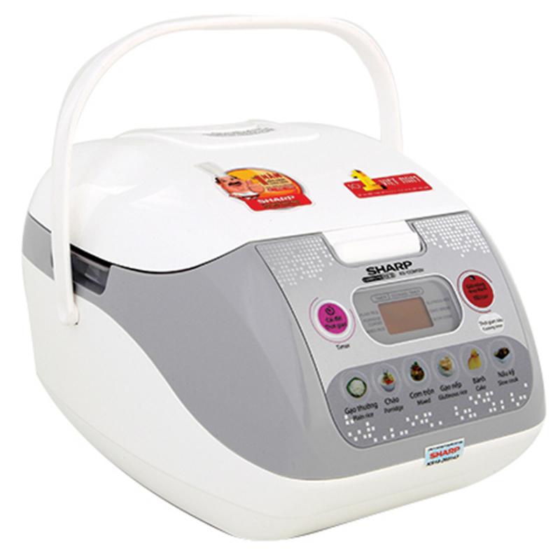 Top 5 nồi cơm điện sharp được yêu thích nhất hiện nay 3 Nồi cơm điện tử Sharp KS-COM10V