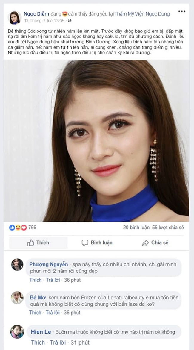 Top 10 spa trị nám tận gốc bằng công nghệ hiện đại bậc nhất tại Hà Nội 5 spa trị nám