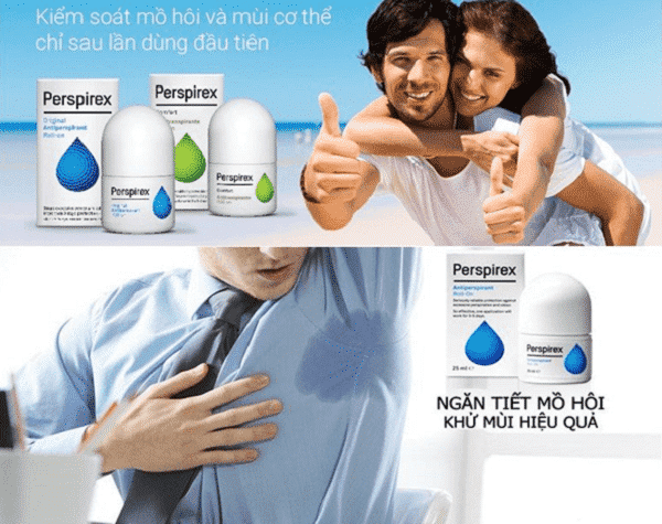 Review lăn khử mùi Perspirex: “Khắc tinh” của mùi cơ thể 8 lăn khử mùi Perspirex