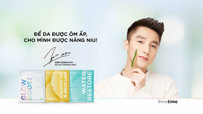 Review mặt nạ M Lab Sơn Tùng M-TP làm đại diện có gì hot? 2 mặt nạ m lab sơn tùng m tp
