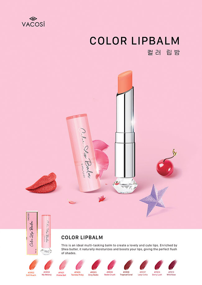 Son dưỡng Vacosi – son dành riêng cho team mê “bánh bèo” 2 son dưỡng vacosi