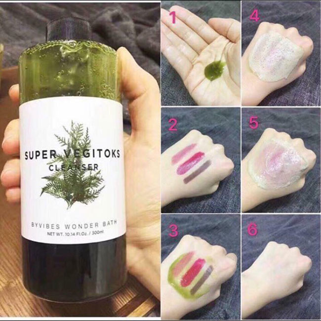 Sự thật về sữa rửa mặt rau củ 3 in 1 Super Vegitoks Cleanser 3 sữa rửa mặt rau củ