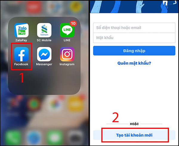Cách tạo tài khoản Facebook mới trên điện thoại, máy tính đơn giản 1 cách tạo tài khoản facebook