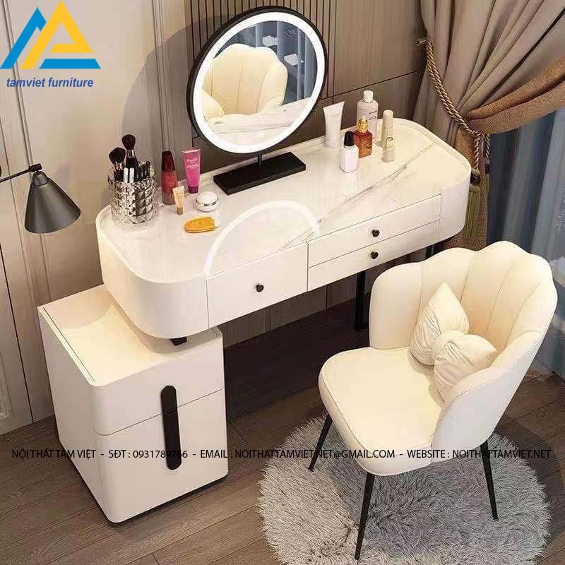 Mách bạn địa chỉ mua bàn trang điểm gỗ công nghiệp chất lượng? 5 Bàn gỗ công nghiệp có mức giá rẻ