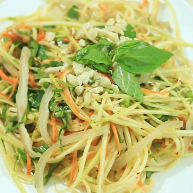 Hướng dẫn làm Gỏi xoài da heo đơn giản tại nhà 2 Hướng dẫn làm Gỏi xoài da heo đơn giản tại nhà