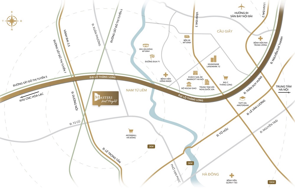 Khu căn hộ Masteri West Heights Hà Nội - VIÊN KIM CƯƠNG CHUẨN QUỐC TẾ