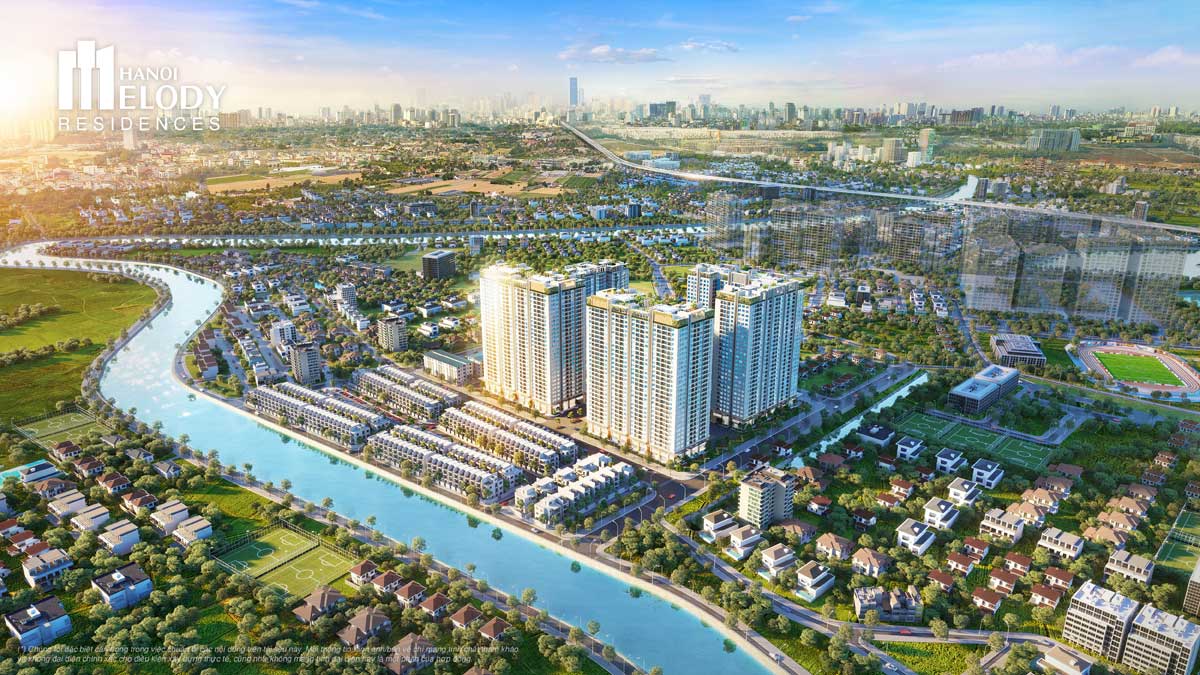 Chung cư HÀ NỘI MELODY RESIDENCES - GIAI ĐIỆU TỔ ẤM - GIỮA MIỀN ĐÔNG