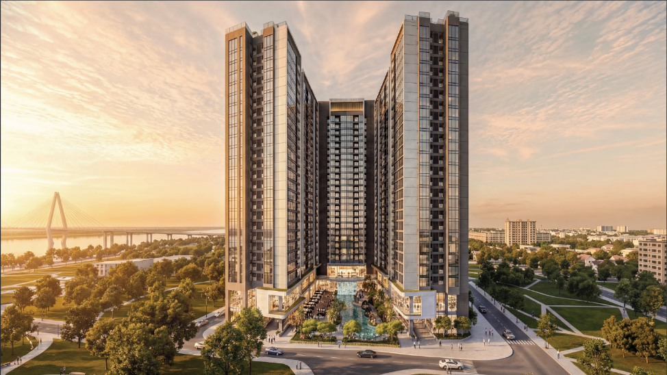 Trục Đại Lộ Sông Hồng 11.400ha Được Phê Duyệt: Dự Án Nào Hưởng Lợi Đầu Tiên? 1 Sunshine River Park là tổ hợp căn hộ cao cấp cao 25 tầng, 3 tầng hầm tọa lạc giữa Khu đô thị Ciputra và trục cảnh quan sông Hồng